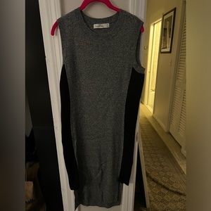 Summer & Sage grey and black knit dress, Size M